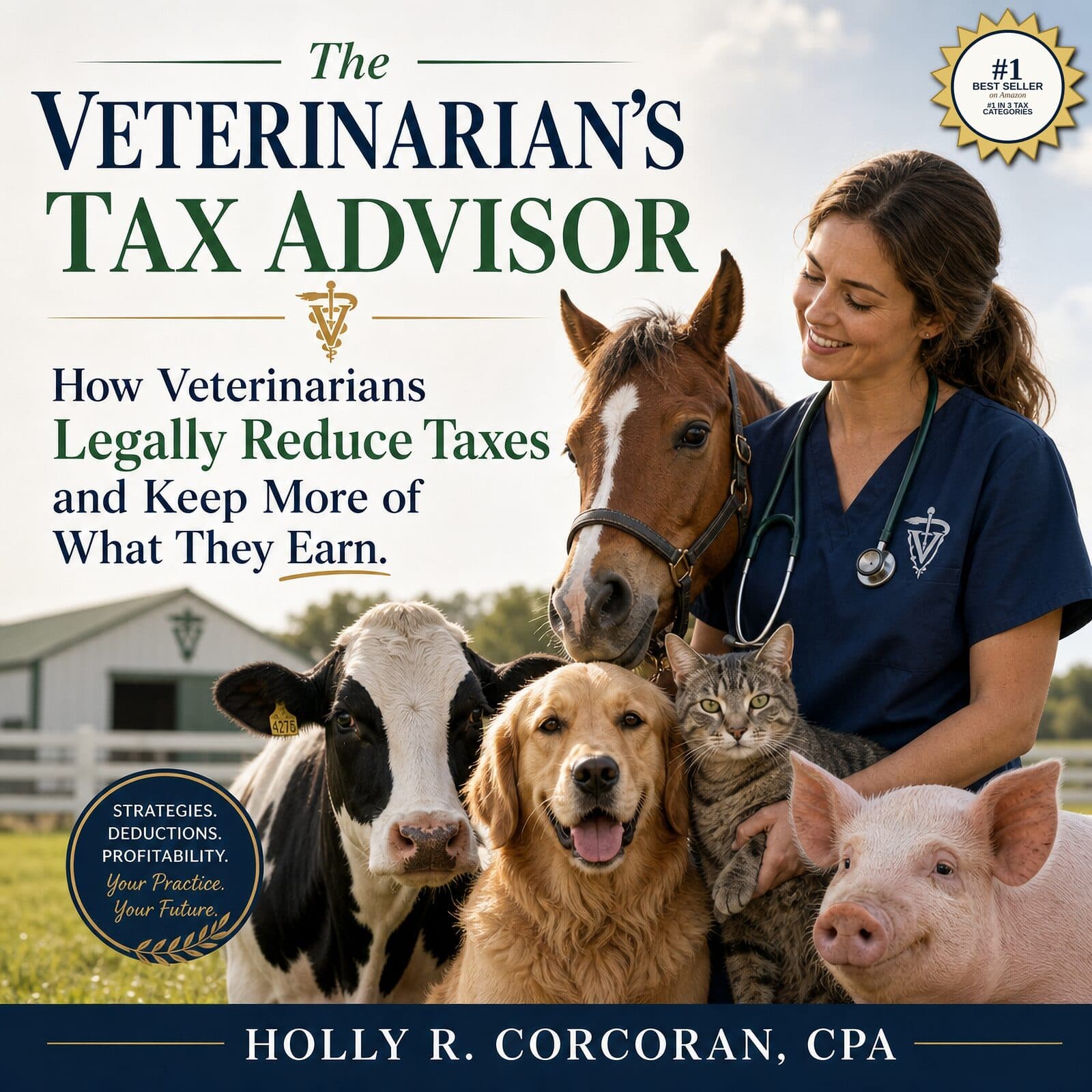 Cover of The Veterinarian's Tax Advisor: How Veterinarians Legally Reduce Taxes and Keep More of What They Earn